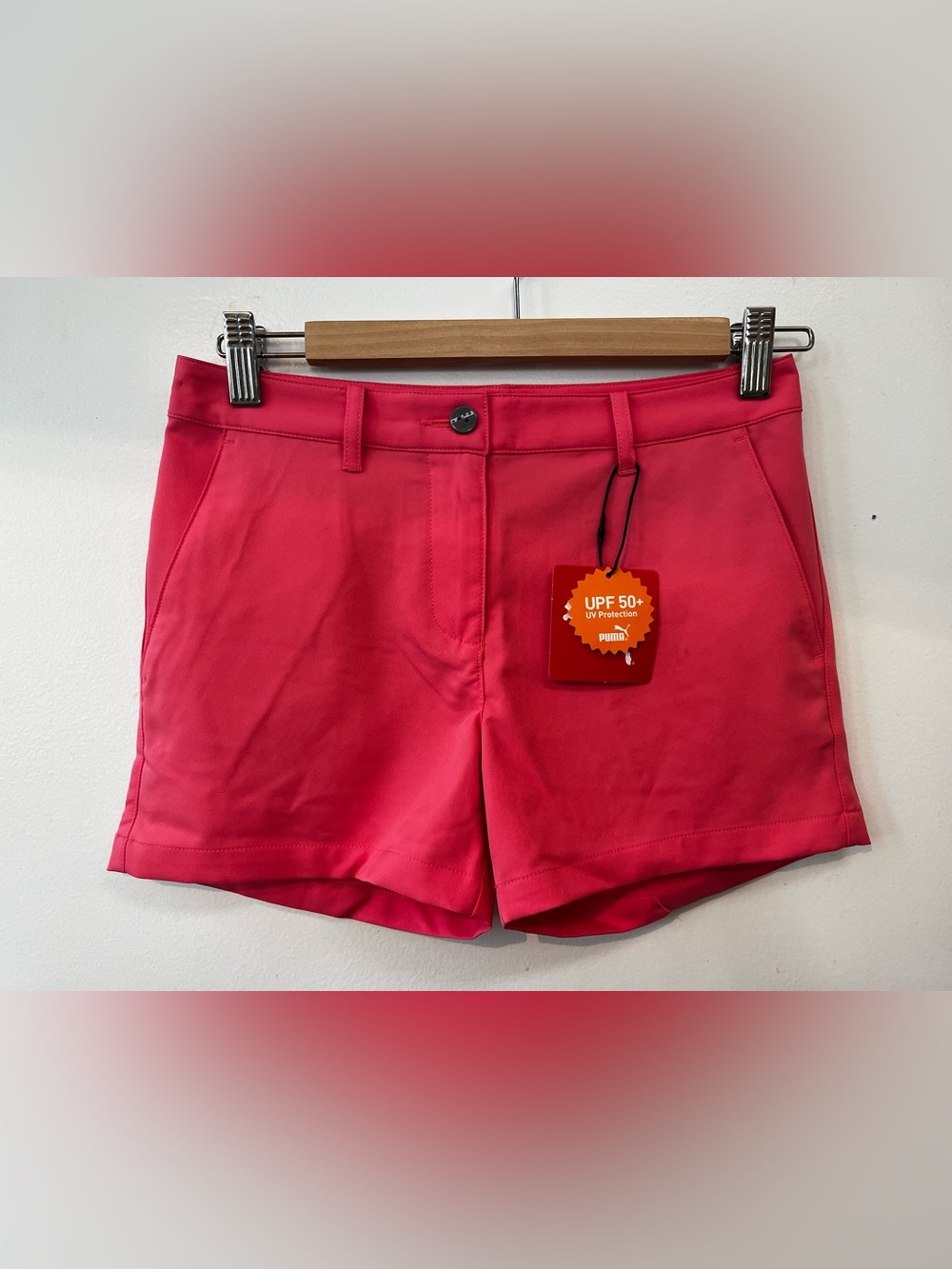 Puma Girl’s Red Athletic Shorts